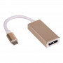 Akyga AK-AD-56 adaptérový kábel USB-C (konektor samec) na DisplayPort, 15 cm