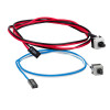 Akyga AK-CA-60 sada PC power a reset tlačidla, 60 cm kábel