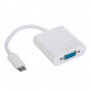 Akyga AK-AD-55 adaptérový kábel USB-C (konektor samec) na VGA (konektor samica), Full HD, 15 cm