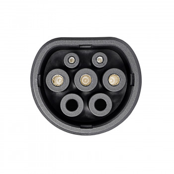 Akyga AK-SC-E04 nabíjacia spojka Typ-2 (IEC 62196-2) pre elektrické vozidlá, 1-fázová, 32 A, modrá