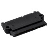 Akyga AK-CA-83 SATA 22-pin (15+7) adaptér konektor samica na konektor samec, čierny