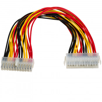 Akyga AK-CA-09 ATX 24-pin (20+4) napájací predlžovací kábel, 24-pin (F) na 24-pin (M), 30 cm
