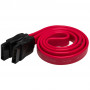 Akyga AK-CA-27 SATA III dátový kábel, 6 Gb/s, 0,5 m, červený