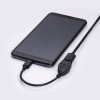 Akyga AK-AD-09 Micro USB-B (M) na USB-A (F) OTG adaptérový kábel, 15 cm, čierna