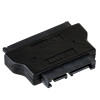 Akyga AK-CA-53 adaptér Slim-SATA (konektor samec) na SATA 22-pin (konektor samica), čierny