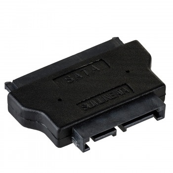Akyga AK-CA-53 adaptér Slim-SATA (konektor samec) na SATA 22-pin (konektor samica), čierny