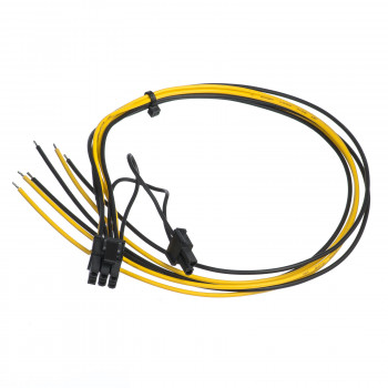 Akyga AK-SC-20 servisný kábel pre PC napájací zdroj PCIe 6+2-pin konektor samec, 45 cm