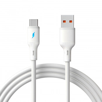 Akyga AK-USB-59 kábel USB-A (M) na USB-C (M), USB 2.0, 1 m, silikón