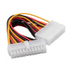 Akyga AK-CA-66 ATX napájací adaptérový kábel 20-pin (konektor samica) na 24-pin (20+4) (konektor samec), 15 cm
