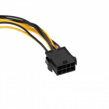 Akyga AK-CA-82 PCIe 8-pin (6+2) predlžovací napájací kábel, 6+2-pin (M) na 8-pin (F), 40 cm