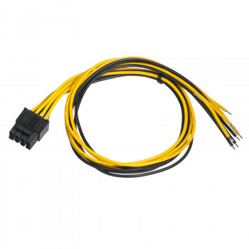 Akyga AK-SC-22 servisný kábel pre PC napájací zdroj EPS 8-pin (4+4) konektor samec, 45 cm