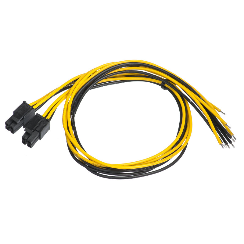 Akyga AK-SC-22 servisný kábel pre PC napájací zdroj EPS 8-pin (4+4) konektor samec, 45 cm
