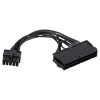 Akyga AK-CA-76 ATX 24-pin (20+4) na Lenovo 10-pin adaptérový kábel napájania základnej dosky, 10 cm