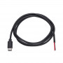 Akyga AK-SC-38 servisný kábel USB-C konektor samec s otvoreným koncom, 10 W (5 V / 2 A), 1 m, čierny