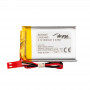 Akyga AKY0620 LP523450 Li-Po batéria 3,7 V 900 mAh s PCM, JST 2,54 mm 2-pin konektor, 150 mm kábel