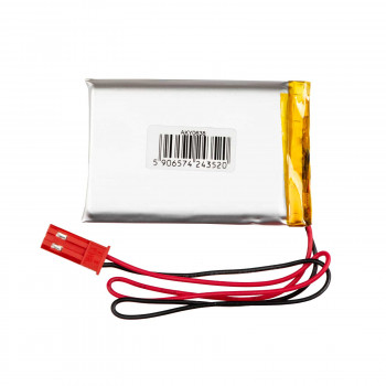 Akyga AKY0638 LP603450 Li-Po batéria 3,7 V 1200 mAh s PCM, JST 2,54 mm 2-pinový konektor samec, 100 mm kábel