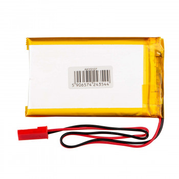 Akyga AKY0107 LP503759 Li-Po batéria 3,7 V 1350 mAh s PCM, JST 2,54 mm 2-pinový konektor samec, 150 mm kábel