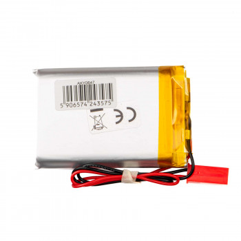 Akyga AKY0647 LP803450 Li-Po batéria 3,7 V 1500 mAh s PCM, JST 2,54 mm 2-pinový konektor samec, 150 mm kábel