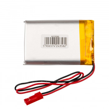 Akyga AKY0099 LP903450 Li-Po batéria 3,7 V 1600 mAh s PCM, JST 2,54 mm 2-pinový konektor samec, 150 mm kábel