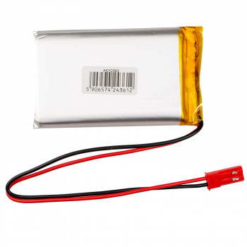 Akyga AKY0393 LP903759 Li-Po batéria 3,7 V 2200 mAh s PCM, JST 2,54 mm 2-pinový konektor samec, 150 mm kábel