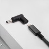 Akyga AK-ND-C10 nabíjací adaptér USB-C na DC 4,5 x 3,0 mm + pin pre notebooky, 18,5-20 V, 100 W, pre Dell