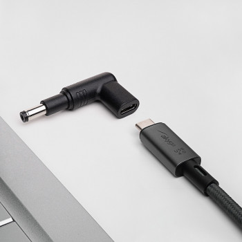 Akyga AK-ND-C13 nabíjací adaptér USB-C na DC 4,8 x 1,7 mm pre notebooky, 18,5-20 V, 100 W