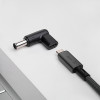 Akyga AK-ND-C14 nabíjací adaptér USB-C na DC 6,5 x 4,4 mm + pin pre notebooky, 18,5-20 V, 100 W