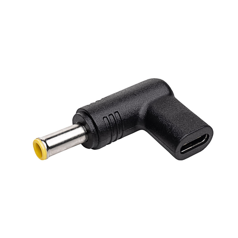 Akyga AK-ND-C16 nabíjací adaptér USB-C na DC 5,5 x 3,0 mm + pin pre notebooky, 18,5-20 V, 100 W
