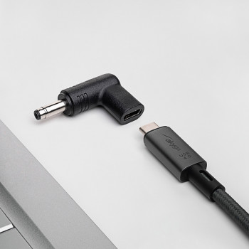 Akyga AK-ND-C17 nabíjací adaptér USB-C na DC 4,8 x 1,7 mm pre notebooky, 18,5-20 V, 100 W