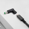 Akyga AK-ND-C18 nabíjací adaptér USB-C na DC 6,3 x 3,0 mm pre notebooky, 15-16 V, 100 W