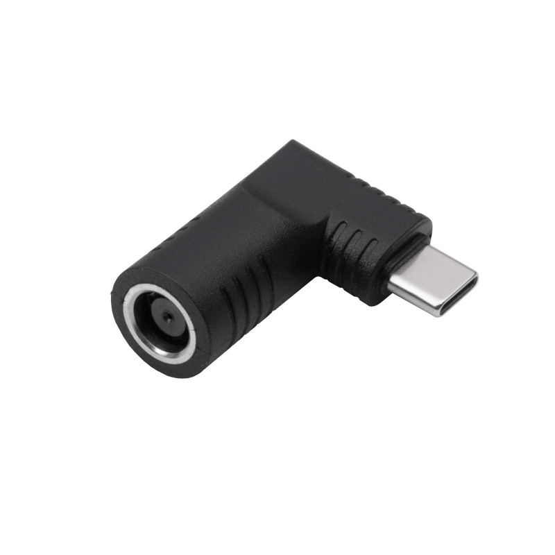 Akyga AK-ND-D02 adaptér DC 7,4 x 5,0 mm + pin na USB-C PD pre napájacie zdroje notebookov, 65 W