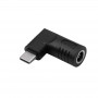 Akyga AK-ND-D04 adaptér DC 6,5 x 4,4 mm + pin na USB-C PD pre napájacie zdroje notebookov, 65 W