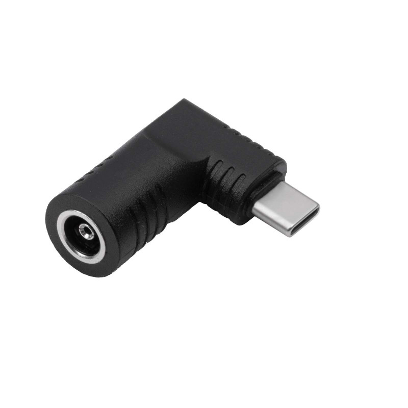 Akyga AK-ND-D04 adaptér DC 6,5 x 4,4 mm + pin na USB-C PD pre napájacie zdroje notebookov, 65 W