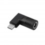 Akyga AK-ND-D05 adaptér DC 6,3 x 3,0 mm na USB-C PD pre napájacie zdroje notebookov, 65 W