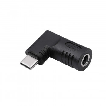 Akyga AK-ND-D06 adaptér DC 5,5 x 2,5 mm na USB-C PD pre napájacie zdroje notebookov, 65 W