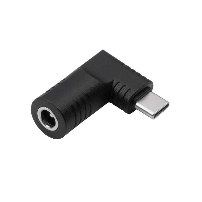 Akyga AK-ND-D07 adaptér DC 5,5 x 2,1 mm na USB-C PD pre napájacie zdroje notebookov, 65 W, pre HP