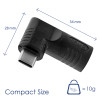 Akyga AK-ND-D07 adaptér DC 5,5 x 2,1 mm na USB-C PD pre napájacie zdroje notebookov, 65 W, pre HP