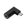 Akyga AK-ND-D08 adaptér DC 5,5 x 1,7 mm na USB-C PD pre napájacie zdroje notebookov, 65 W, pre Dell