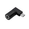 Akyga AK-ND-D09 adaptér DC 5,5 x 3,0 mm + pin na USB-C PD pre napájacie zdroje notebookov, 65 W, pre HP
