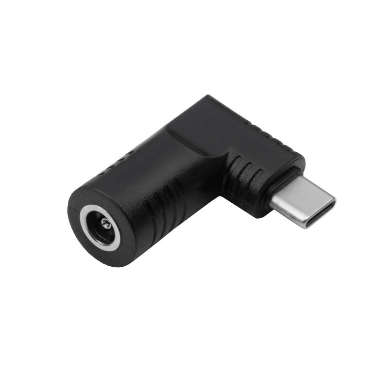 Akyga AK-ND-D09 adaptér DC 5,5 x 3,0 mm + pin na USB-C PD pre napájacie zdroje notebookov, 65 W, pre HP