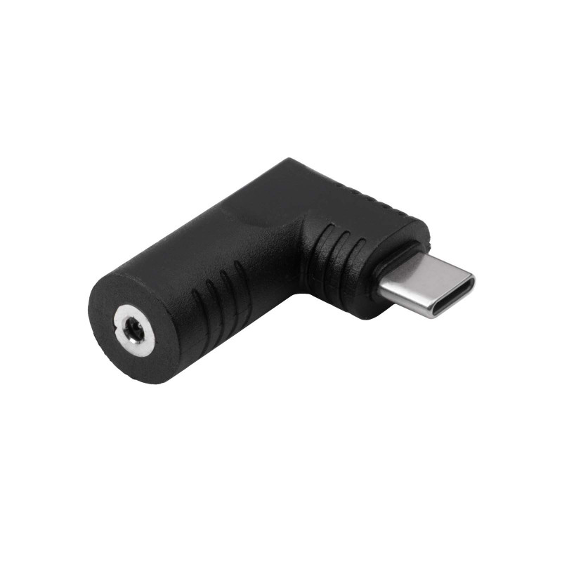 Akyga AK-ND-D15 adaptér DC 2,5 x 0,7 mm na USB-C PD pre napájacie zdroje notebookov, 65 W