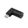 Akyga AK-ND-D16 adaptér DC 6,0 x 4,4 mm + pin na USB-C PD pre napájacie zdroje notebookov, 65 W