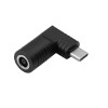 Akyga AK-ND-D16 adaptér DC 6,0 x 4,4 mm + pin na USB-C PD pre napájacie zdroje notebookov, 65 W