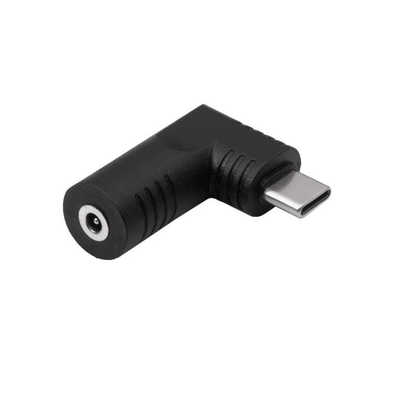 Akyga AK-ND-D17 adaptér DC 3,0 x 1,0 mm na USB-C PD pre napájacie zdroje notebookov, 65 W