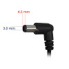 Akyga AK-ND-76 auto napájací zdroj pre notebook 19,5 V / 2,31 A, 45 W, 4,5 x 3,0 mm + pin, pre HP