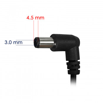 Akyga AK-ND-76 auto napájací zdroj pre notebook 19,5 V / 2,31 A, 45 W, 4,5 x 3,0 mm + pin, pre HP