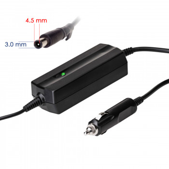 Akyga AK-ND-75 auto napájací zdroj pre notebook 19,5 V / 2,31 A, 45 W, 4,5 x 3,0 mm + pin, pre Dell