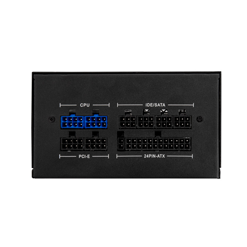 Akyga AK-FL-500 bezventilátorový ATX napájací zdroj 500 W, plne modulárny, 80 PLUS, APFC