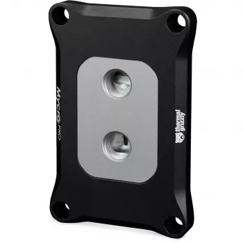 Thermal Grizzly Mycro Pro Stainless Steel chladič procesora, AMD AM4/AM5, čierny/strieborný