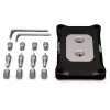 Thermal Grizzly Mycro Pro Stainless Steel chladič procesora, AMD AM4/AM5, čierny/strieborný